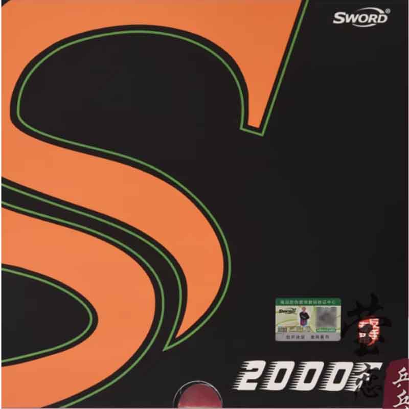 Table Tennis Rubber - Sword 2000F masa tenisi lastiği yapışkan